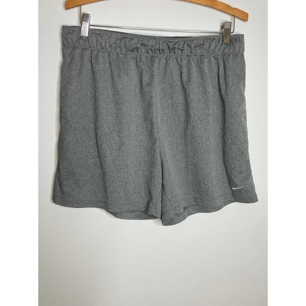 Nike Training Shorts Womens Large Gray Excellent Dri-FIT Athletic DX6024-068